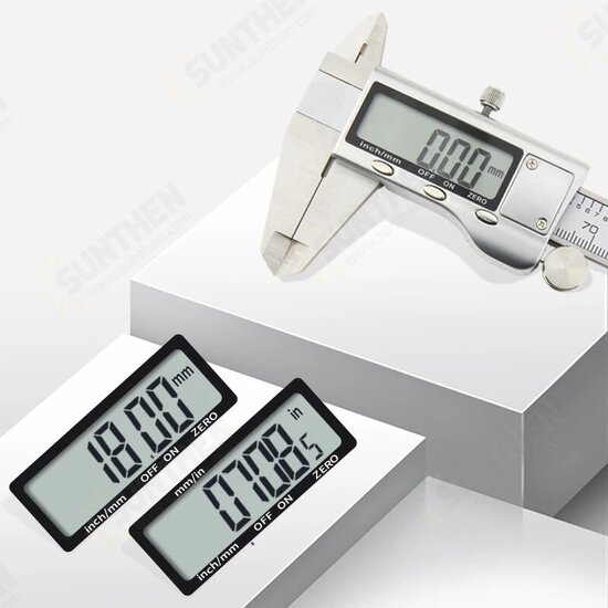 Stainless Steel Digital metal Fraction Caliper 150mm mm/ Inch High Precision large LCD display Vernier Caliper Stainless Steel Digital metal Fraction Caliper 150mm mm/ Inch High Precision large LCD display Vernier Caliper