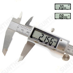 Stainless Steel Digital metal Fraction Caliper 150mm mm/ Inch High Precision large LCD display Vernier Caliper Stainless Steel Digital metal Fraction Caliper 150mm mm/ Inch High Precision large LCD display Vernier Caliper