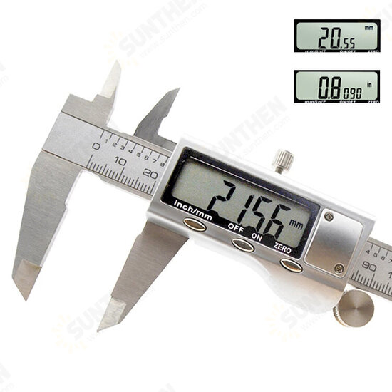 Stainless Steel Digital metal Fraction Caliper 150mm mm/ Inch High Precision large LCD display Vernier Caliper Stainless Steel Digital metal Fraction Caliper 150mm mm/ Inch High Precision large LCD display Vernier Caliper