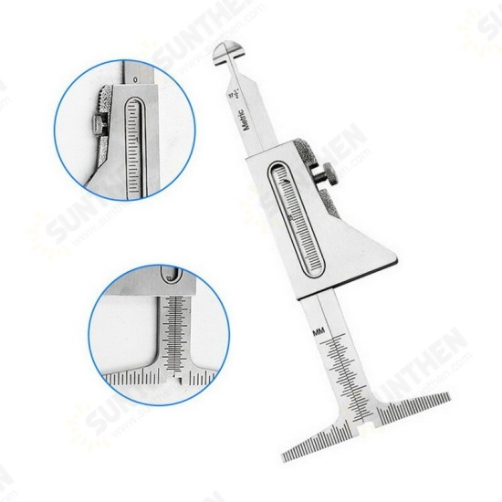 Stainless Steel Weld Gauge High and Low Gauge Staggered Ruler Weld Level Measurement Tool Stainless Steel Weld Gauge High and Low Gauge Staggered Ruler Weld Level Measurement Tool