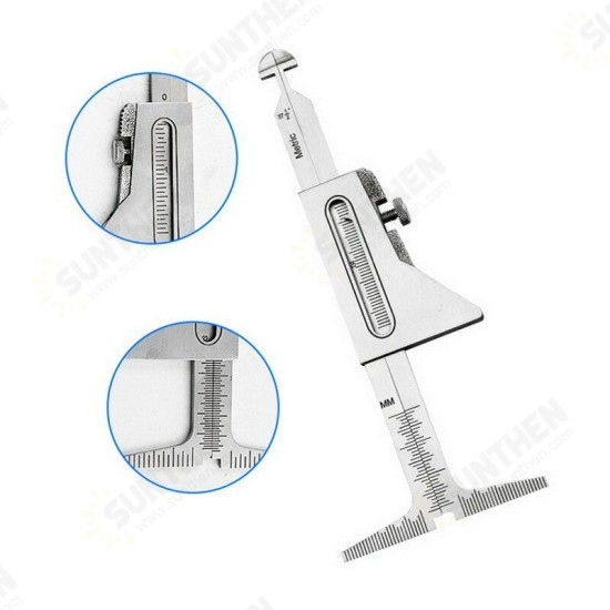 Stainless Steel Weld Gauge High and Low Gauge Staggered Ruler Weld Level Measurement Tool