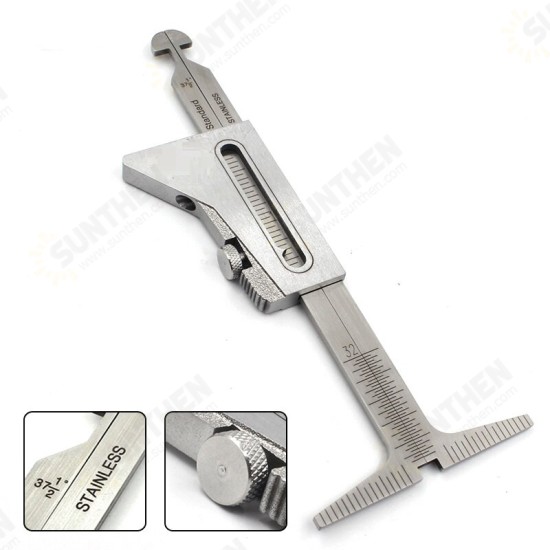 Stainless Steel Weld Gauge High and Low Gauge Staggered Ruler Weld Level Measurement Tool