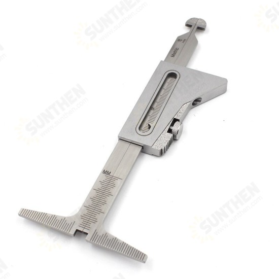 Stainless Steel Weld Gauge High and Low Gauge Staggered Ruler Weld Level Measurement Tool