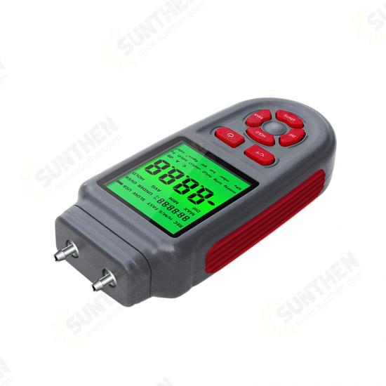 TC168A/TC169A LCD Backlight Display Digital Pressure Gauge Pressure Measuring Instruments USB DC Power Supply