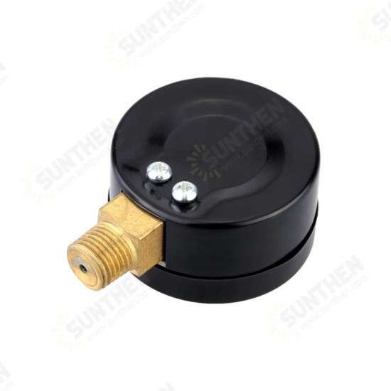 TS-50-1+1 0~-30inHg 0~-1Bar Presuure Manometer 50mm Mini Air Vacuum Pressure Gauge Meter Manometer