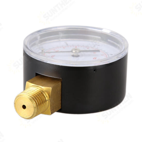 0/15 PSI 0/1 Fuel Air Compressor Low Pressure Gauge Bar Meter Hydraulic Tester Dial Manometer