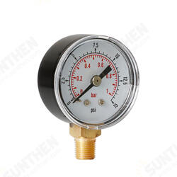 TS-Y408-15/30/60/100/160/200/300psi 52mm Dial 1/8 BPressure Gauge TS-Y408-15/30/60/100/160/200/300psi 52mm Dial 1/8 BPressure Gauge