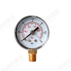 TS-Y408-15/30/60/100/160/200/300psi 52mm Dial 1/8 BPressure Gauge TS-Y408-15/30/60/100/160/200/300psi 52mm Dial 1/8 BPressure Gauge