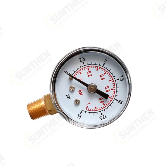 TS-Y408-15/30/60/100/160/200/300psi 52mm Dial 1/8 BPressure Gauge