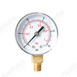 TS-Y508-15/30/60/100/160/300psi 52mm Dial 1/8 BPressure Gauge TS-Y508-15/30/60/100/160/300psi 52mm Dial 1/8 BPressure Gauge