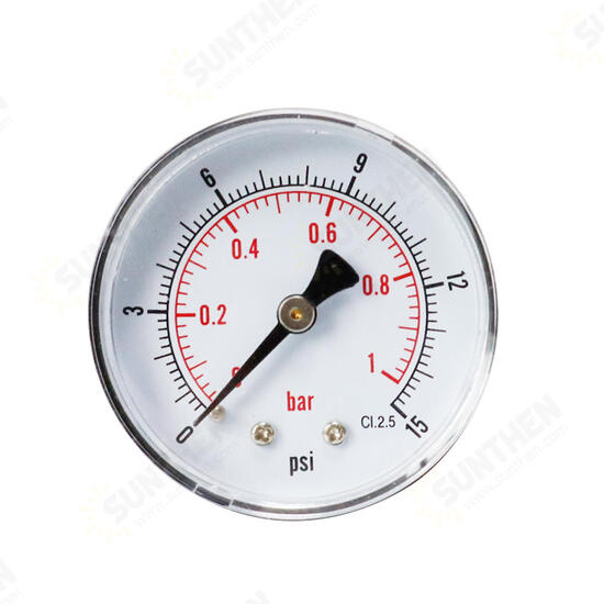 TS-Y50Z8-15/30/60/100/160/300psi 52mm Dial 1/8 BPressure Gauge