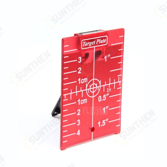 Target Board Laser Level Infrared Distance Measurer Magnetic Red Rotary Cross Line Level Measurer