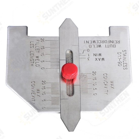 Weld Inspection Ruler Automatic Weld Size Gauge Welding Gauge Weld Caliper