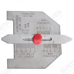Weld Inspection Ruler Automatic Weld Size Gauge Welding Gauge Weld Caliper Weld Inspection Ruler Automatic Weld Size Gauge Welding Gauge Weld Caliper