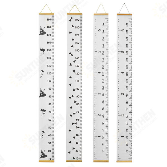 Wooden Kids Growth Height Chart Ruler Children Room Decor Wall Hanging Measure