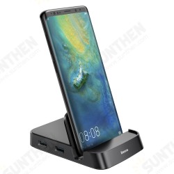 7 in 1 Type-C USB-C Hub Docking Station Adapter With 1 * USB 3.0/2 * USB 2.0/Type-C PD Charging Port/4K HD Display Interface/TF Card Reader Slot 7 in 1 Type-C USB-C Hub Docking Station Adapter With 1 * USB 3.0/2 * USB 2.0/Type-C PD Charging Port/4K HD Display Interface/TF Card Reader Slot