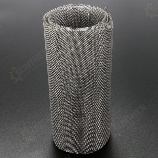 100x15cm Stainless Steel Woven Wire Cloth Screen Plate Filtration Filter 30 Mesh