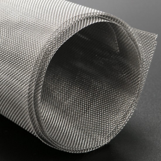 100x15cm Stainless Steel Woven Wire Cloth Screen Plate Filtration Filter 30 Mesh