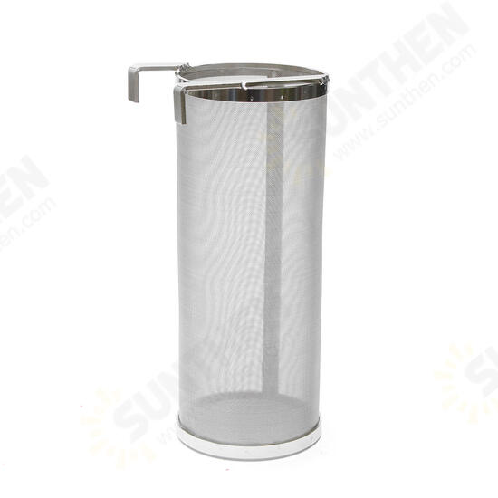 100x250mm Home Brew Beer Hop Filter Stainless Steel Strainer Pellet Mesh 400