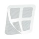 3Pcs Window Net Anti-mosquito Mesh Sticky Wires Patch Repair Tape Screen Window Door Net Patch Repair Broken Hole