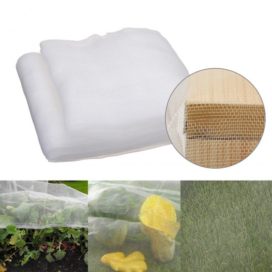 3x2.5m White Garden Net Mosquito Net Bug Insect Hunting Barrier Garden Protective Netting
