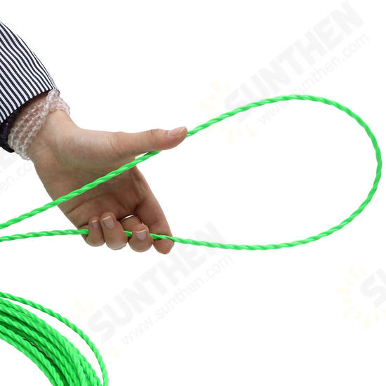 4mm*30m POM Push Puller Cable Duct Snake Rodder Fish Tape Steel Wire