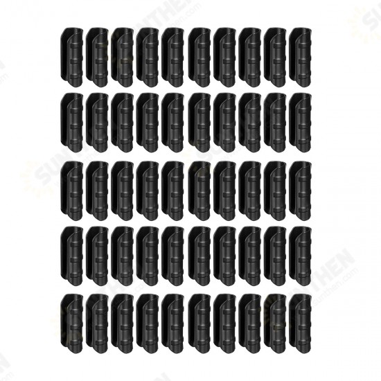 50pcs 19/20/25MM Garden Buildings Tube Clip Greenhouse Frame Pipe Tube Film Clip Clamp Connector Kit Anti Rust