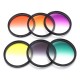 6Pcs/Set 58mm Graduated Color Filter Kit Camera Lens for Canon EOS 1100D 600D
