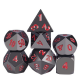 7 Pcs/Set Metal Dice Set Role Playing Dragons Table Game With Cloth Bag Bar Party Game Dice