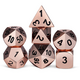 7 Pcs/Set Metal Dice Set Role Playing Dragons Table Game With Cloth Bag Bar Party Game Dice