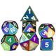 7 Pcs/Set Metal Dice Set Role Playing Dragons Table Game With Cloth Bag Bar Party Game Dice