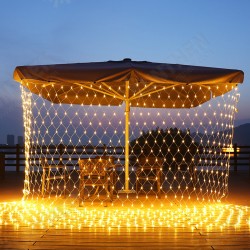 8Modes Waterproof Fishing Net Light LED String Light Outdoor Garden Decor 8Modes Waterproof Fishing Net Light LED String Light Outdoor Garden Decor