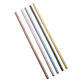 Set of 10 Multi-Color Stainless Steel Straws Drinking Tumblers Cold Beverage Cup Straw w/ Brush