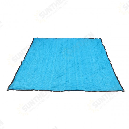 Shade Net Blue Encryption Sun Protection Net Heat Insulation Net Shading Cloth Swimming Pool Playground Kindergarten Sun Net