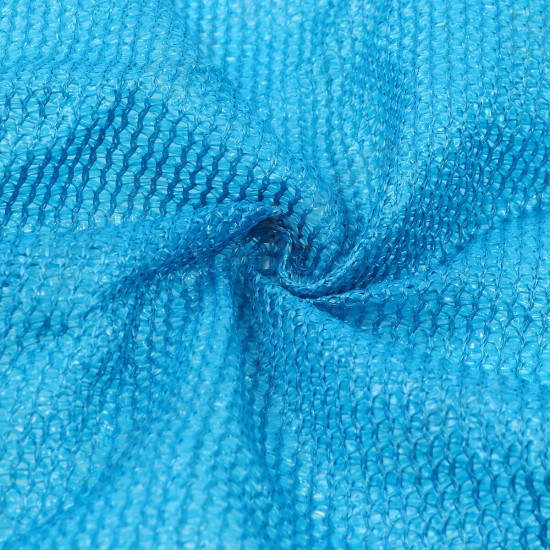 Shade Net Blue Encryption Sun Protection Net Heat Insulation Net Shading Cloth Swimming Pool Playground Kindergarten Sun Net