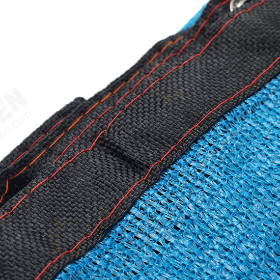 Shade Net Blue Encryption Sun Protection Net Heat Insulation Net Shading Cloth Swimming Pool Playground Kindergarten Sun Net