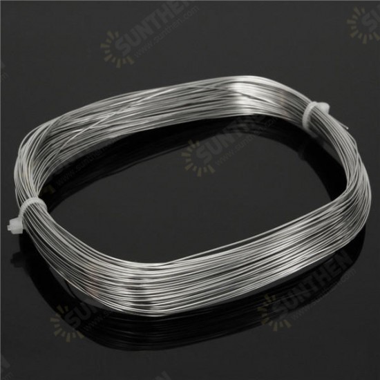 0.6mmx30m 304 Stainless Steel Flexible Wire Cable Bundle Rope