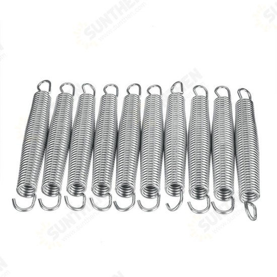 10PCS Replacement Repair Trampoline Steel Springs Weather Rust Resistant