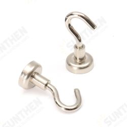 10Pcs 16mm Ferrite Magnetic Hooks Neodymium Strong Magnet 5.5kg 10Pcs 16mm Ferrite Magnetic Hooks Neodymium Strong Magnet 5.5kg