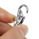 10Pcs 38mm Silver Zinc Alloy Swivel Lobster Claw Clasp Snap Hook with 8mm Round Ring