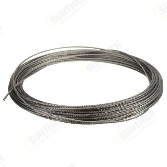 15M 316 Stainless Steel Clothes Cable Line Wire Rope