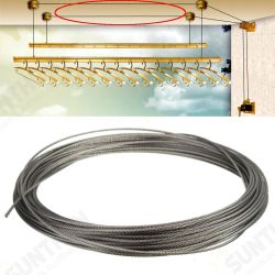 15M 316 Stainless Steel Clothes Cable Line Wire Rope 15M 316 Stainless Steel Clothes Cable Line Wire Rope