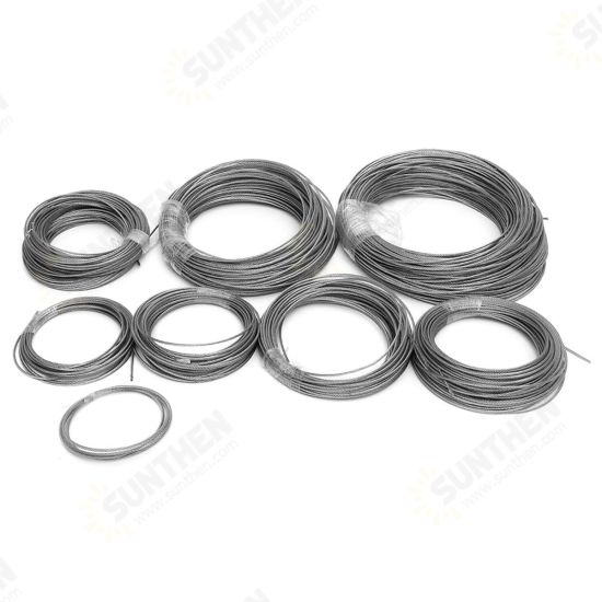 1mm Stainless Steel Wire Rope Tensile Diameter Structure Cable