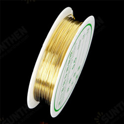 2-1.0mm Craft Beading Wire Gold Copper Wire For Bracelet Necklace Jewelry DIY Accessories 2-1.0mm Craft Beading Wire Gold Copper Wire For Bracelet Necklace Jewelry DIY Accessories