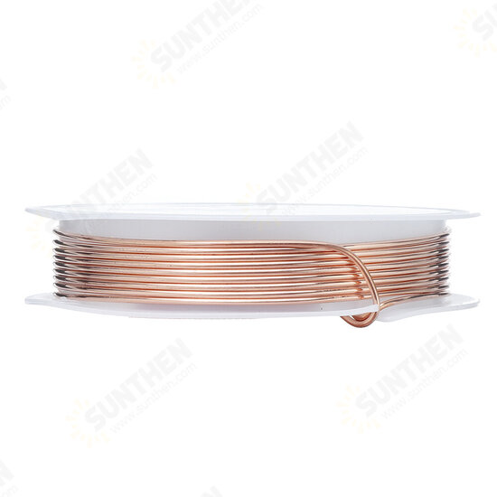 2-1.0mm Craft Beading Wire Red Copper Wire For Bracelet Necklace Jewelry DIY Accessories