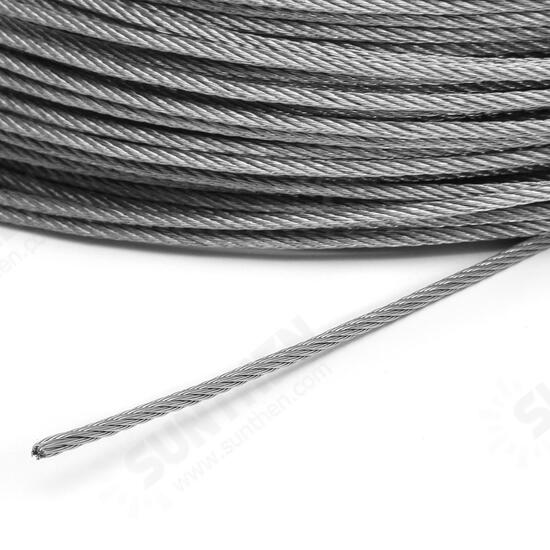 2mm Stainless Steel Wire Rope Tensile Diameter Structure Cable