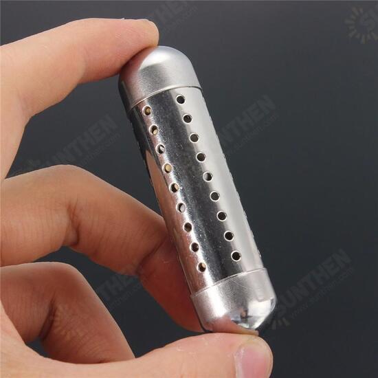 2x7.5cm Stainless Steel Water Purifier Alkaline Ionizer Stick Raise PH Structured Water