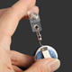 3.2cm Full Metal Tool Belt Money Retractable Key Ring Pull Chain Clip