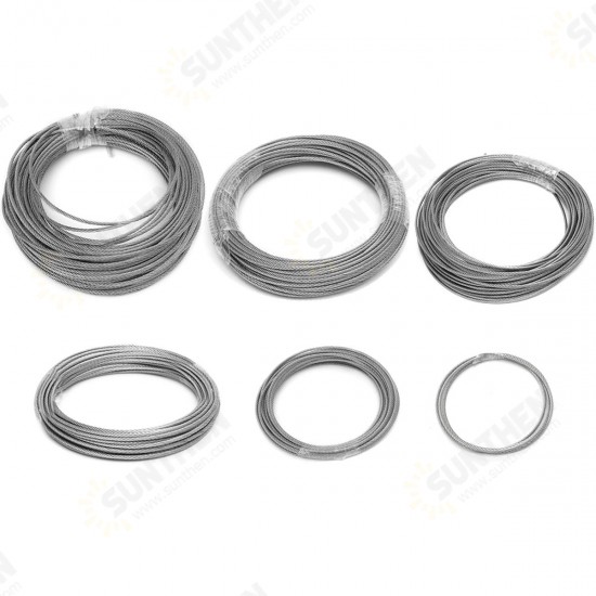 3mm Stainless Steel Wire Rope Tensile Diameter Structure Cable