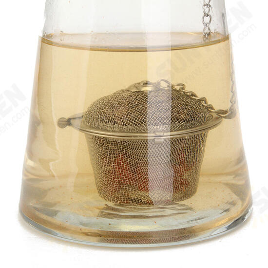 4.5/8.5/11cm Stainless Steel Reusable Mesh Herbal Ball Tea Spice Strainer Teakettle Filter